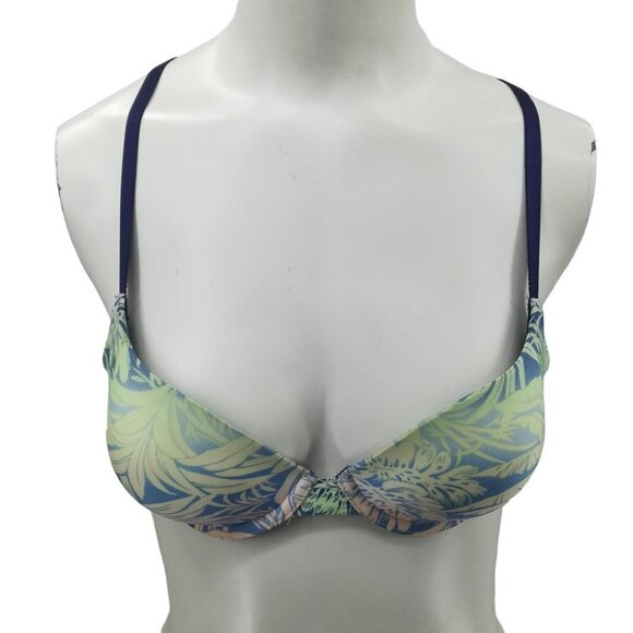 Victorias Secret Lined Demi Underwire Floral Bra Size 34B Adjustable Multiway - Picture 4 of 10